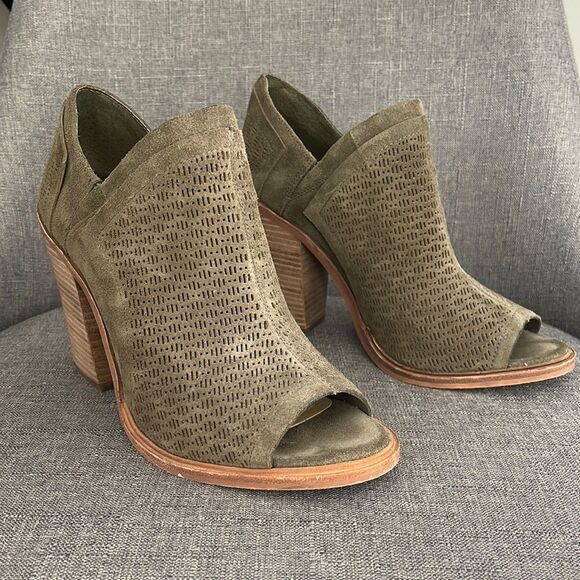 Vince Camuto Karini Peeptoe Booties - Picture 2 of 7